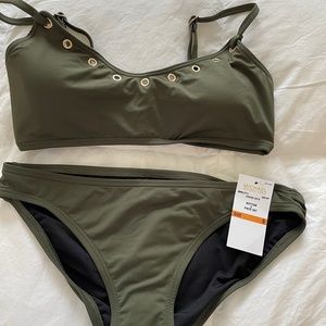 Michael Kors, two piece bikini bathing suit.